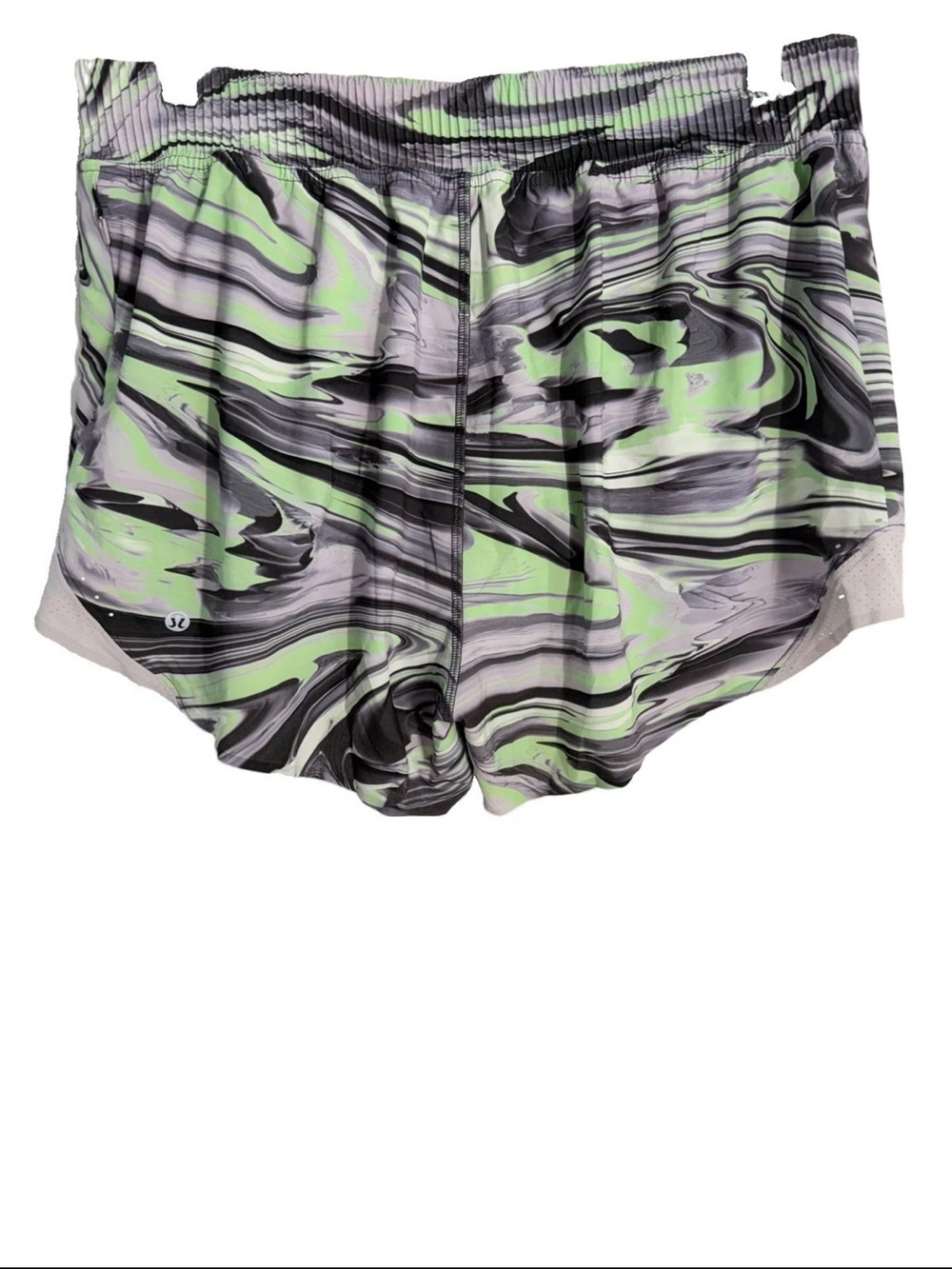 Lululemon Hotty Hot‎ High Rise Short 4" Special Edition Size 10 In Paint Glide - Picture 10 of 13